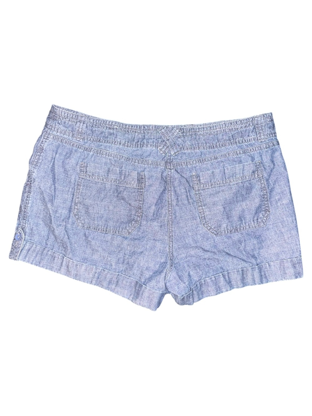 Ann Taylor's Loft Chambray soft fabric elevated shorts Sz 10